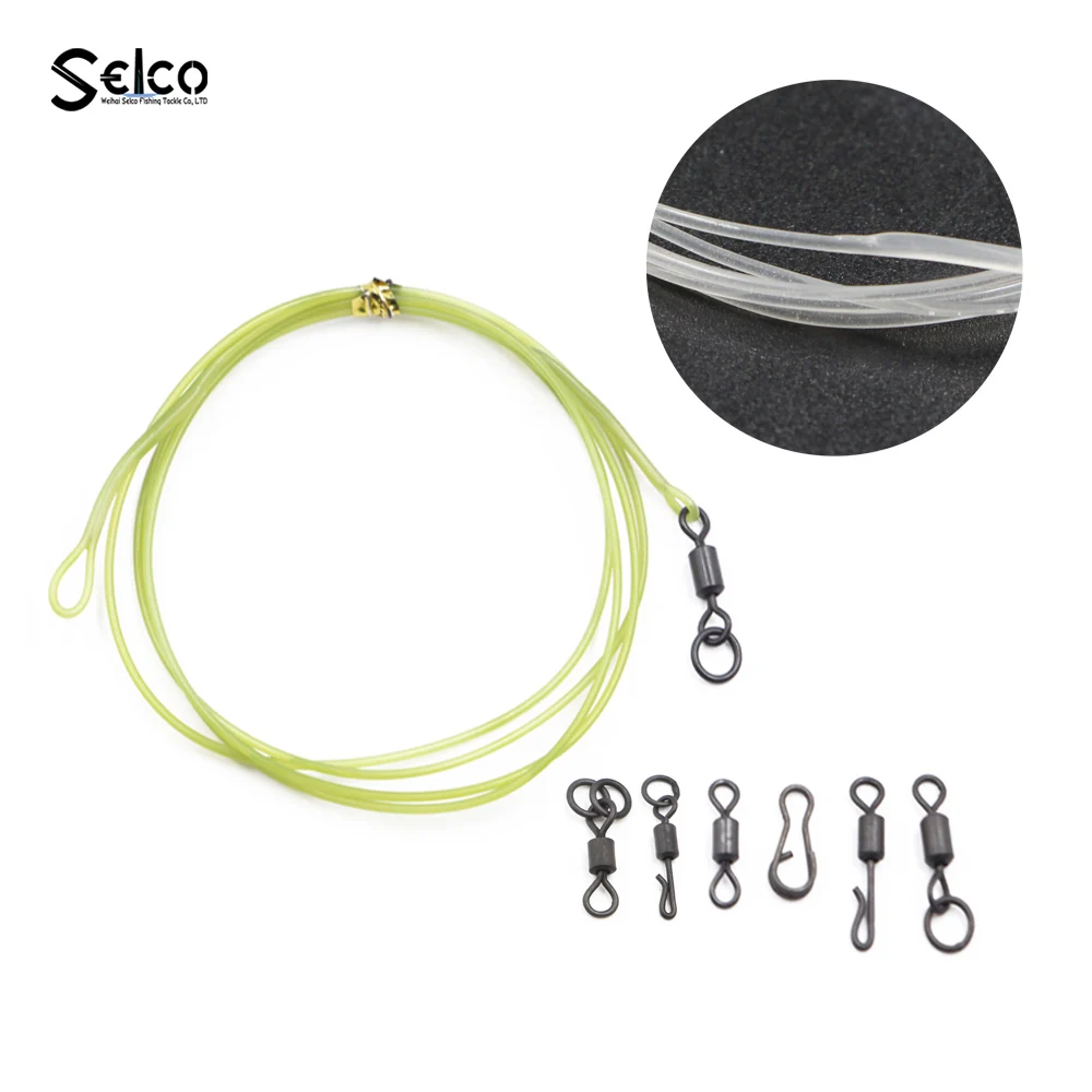 Selco Wholesale Ready Tied Lead Core Leaders Lead core Braided Line carp fishing lead core leader line Carp Fishing Line