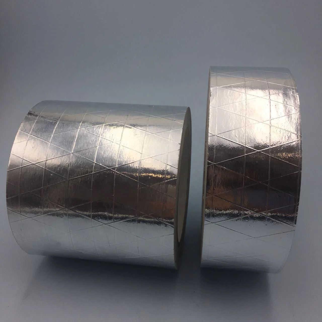 High Temperature Reinforced Aluminum Foil 3 way scrim Fiber Glass Cloth Tape for Thermal Insulation