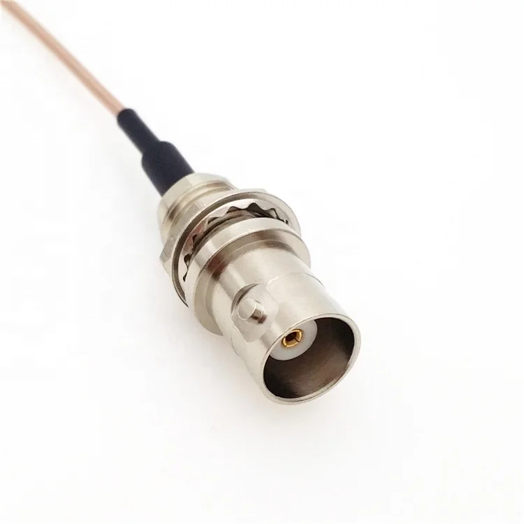 RF coaxial cable IPEX/U.FL famale  to BNC female nut fixing flange RG178 cable IPEX/U.FL-K BNC-KY antenna cable