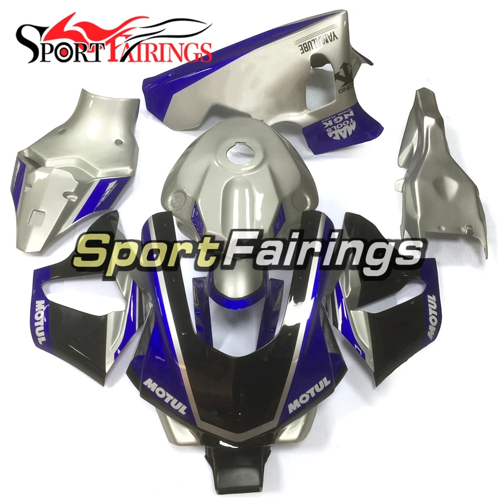 Silver and Blue Cowlings Fiberglass Racing FairngsFor Yamaha YZF1000 R1 2015 2016 2017 2018 2019 Sportbike Bodywork Kit