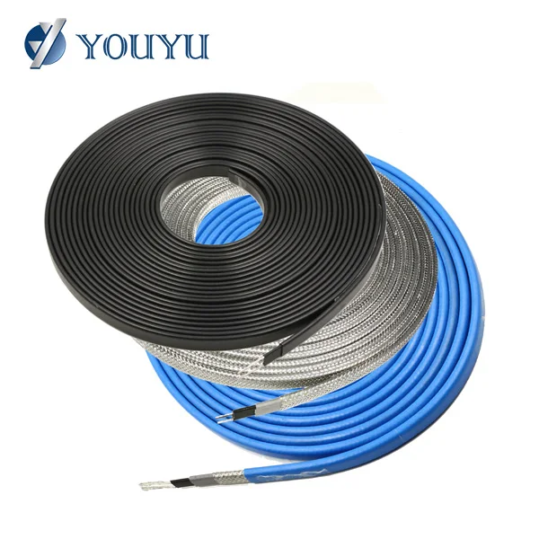 Contemporary Copper Core 12~380V Self Regulating Heating Heat Cable Connection