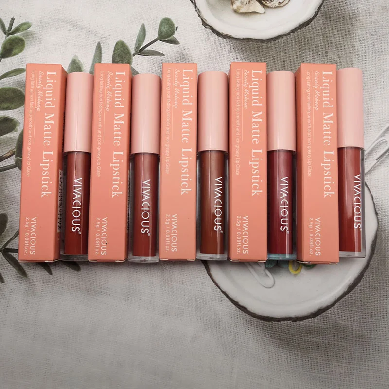 Nude color Wholesale Waterproof Glossy Lipgloss High Quality Vegan long lasting non stick Lip Gloss