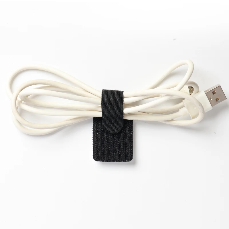 Hook and Loop Tape Wire Organizer Adhesive Cable Ties Desk Wire Management Self Adhesive Velcroes Cable Straps