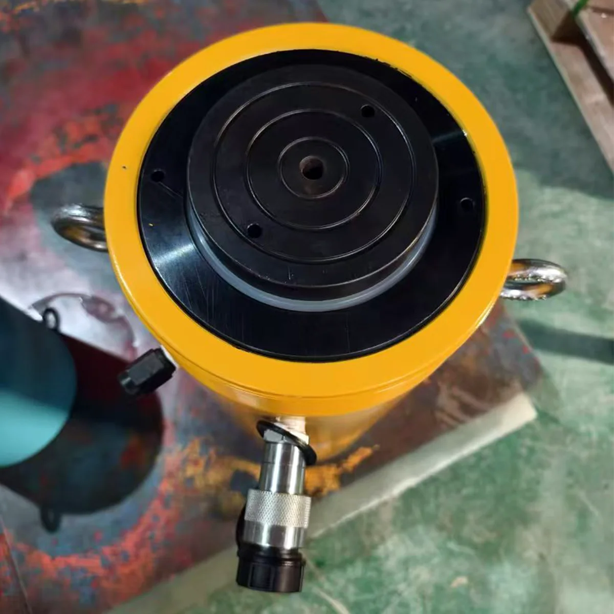 RR-5013, 50 ton Double-acting Long Stroke Hydraulic Cylinder, 334mm Stroke Lift Jack, Press Machine Jack , With CE Certification