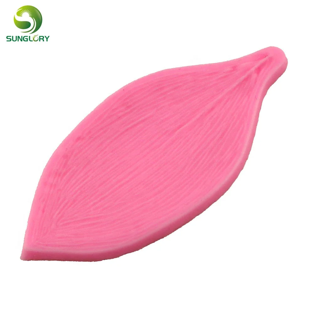 5PCS 3d Leaves Silicone Fondant Mold Leaf Silicone Cake Molds For Baking Silikon Gum Paste Leafage Soap Mold For Cake Decoration