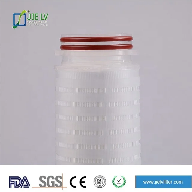 0.01 /0.02 Micron PTFE Pleated Membrane Filter Cartridge