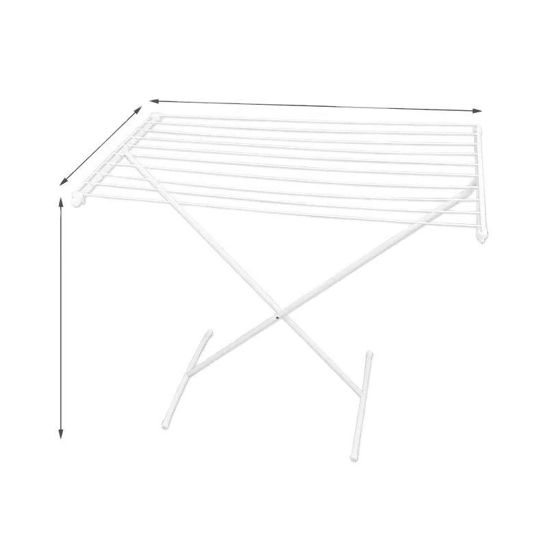 Floor standing simple clothes hanger foldable household indoor baby towel drying balcony without installation of clothes hanger