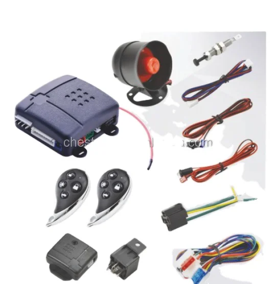 One-way simple and multi functions anti-hijacking car alarm system