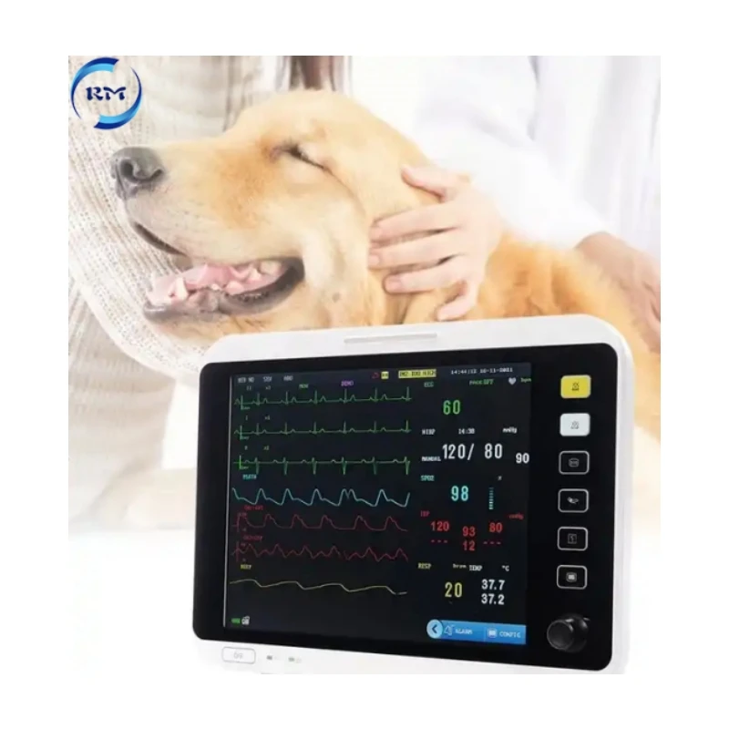 Portable Vet Multi-parameter Monitor Animals Medical Equipment 12.1 inch Veterinary Monitor