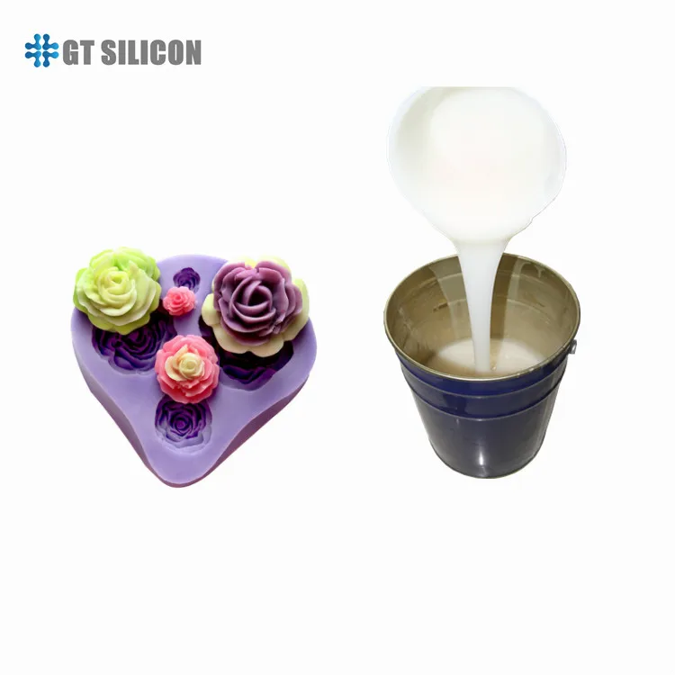 RTV2 food grade platinum cure liquid silicone rubber for cake/fondant/soap/candle molds making