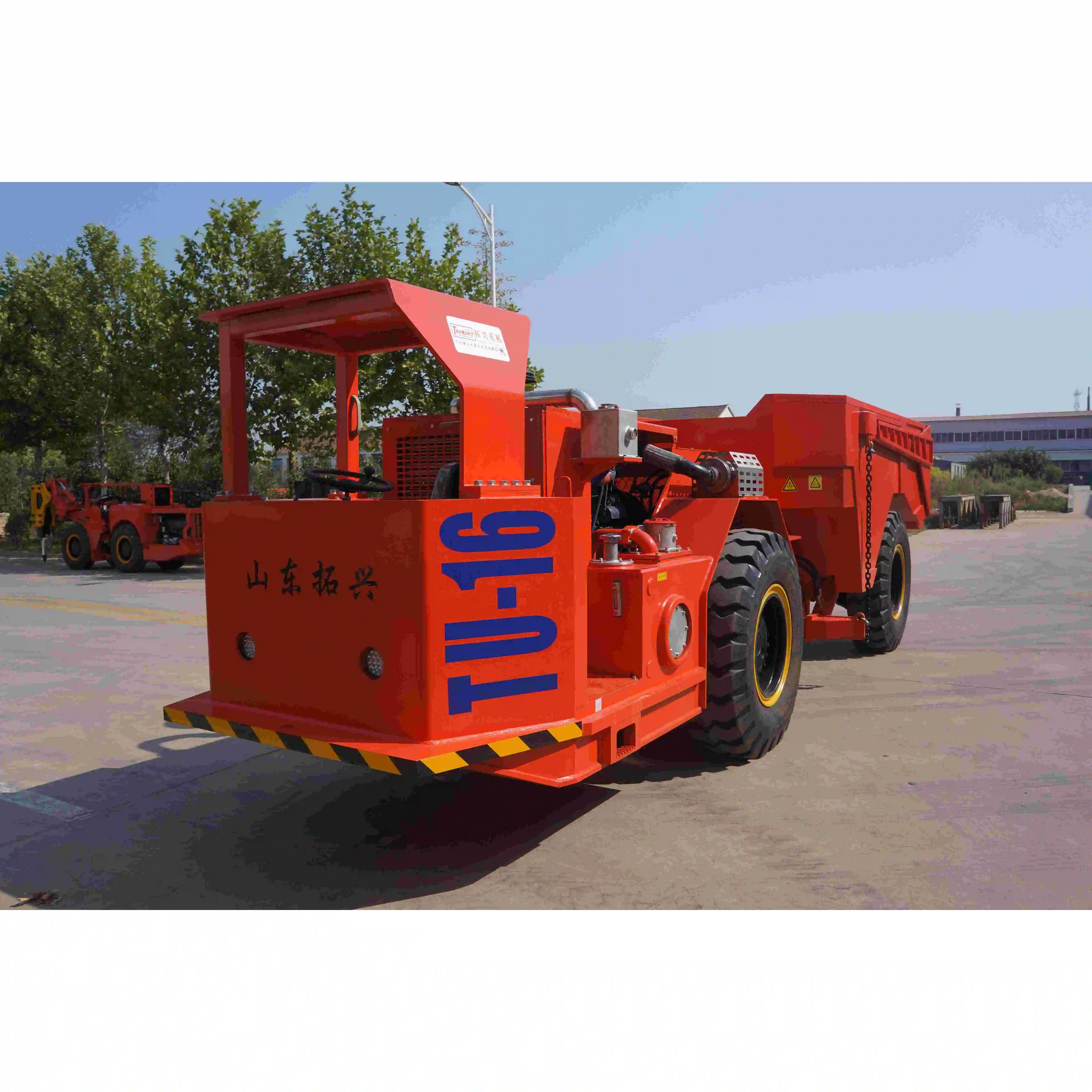 TU-16 Yantai Tuoxing Articulated customizable Underground Dump Truck gold mining equipment