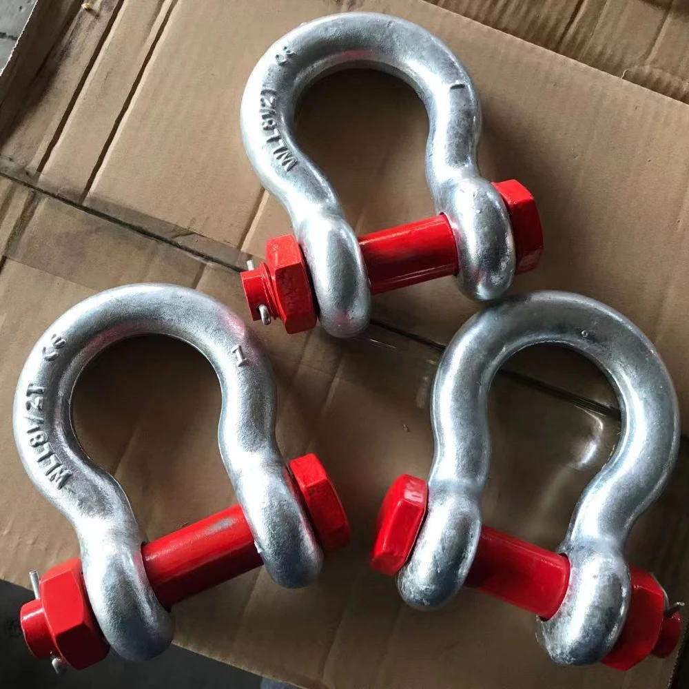 G-209 Anchor Shackle 25Ton heavy duty bow shackle