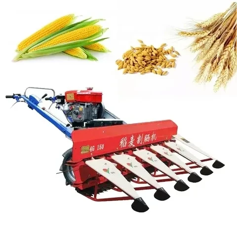 high efficiency walking combined harvester for sale
