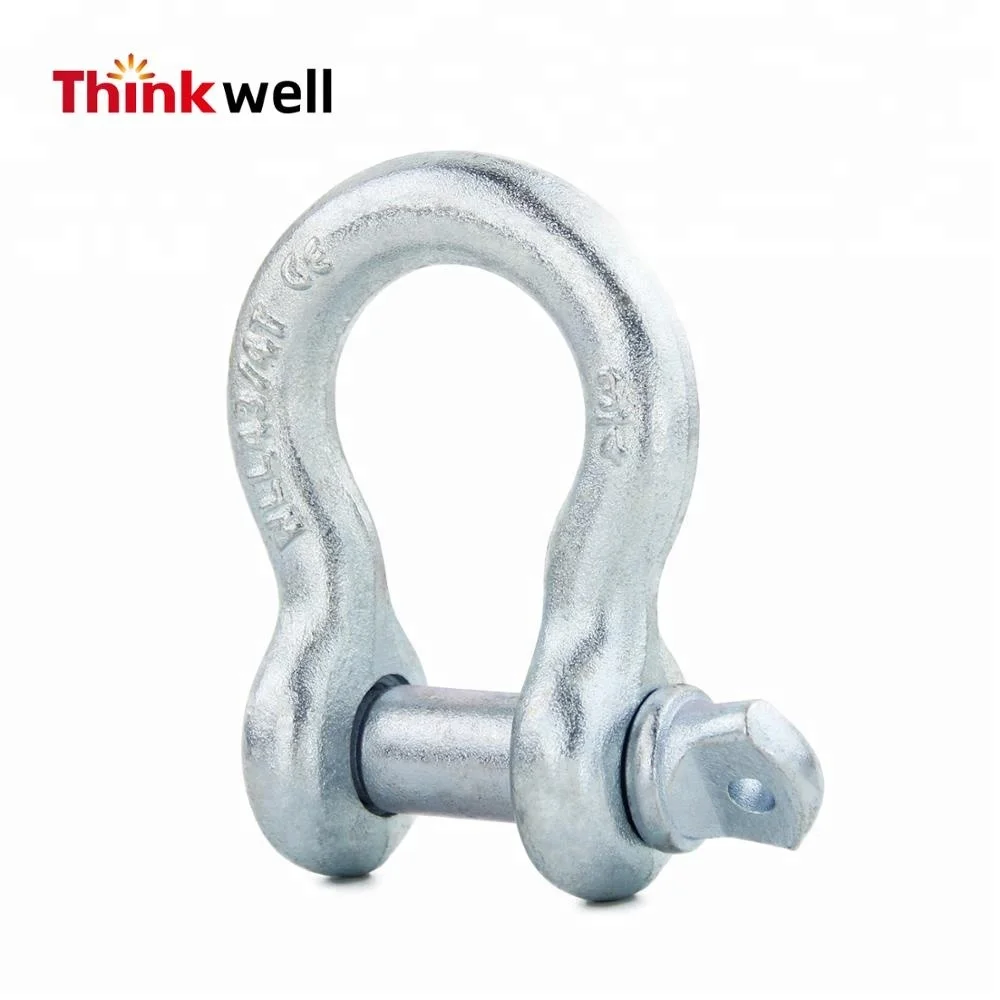 Factory Price 8T Heavy Duty Off Road Bow Shackles Accessories With D Ring Shackle Isolator