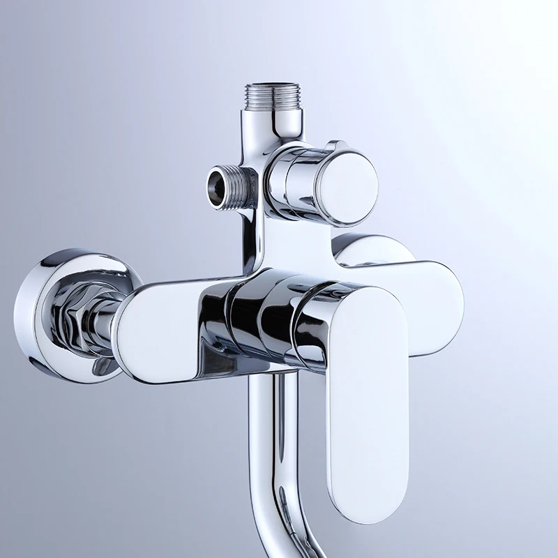 Brass bathtub mixer shower set sanitary bath tap for bathroom bath and shower mixer faucet