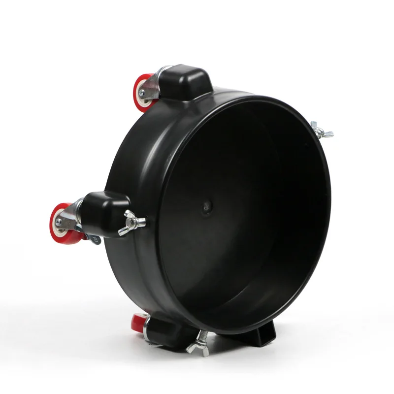 Black Car Wash Bucket Dolly 10-20L Buckets Car Wash Bucket 360 Degree Universal Base