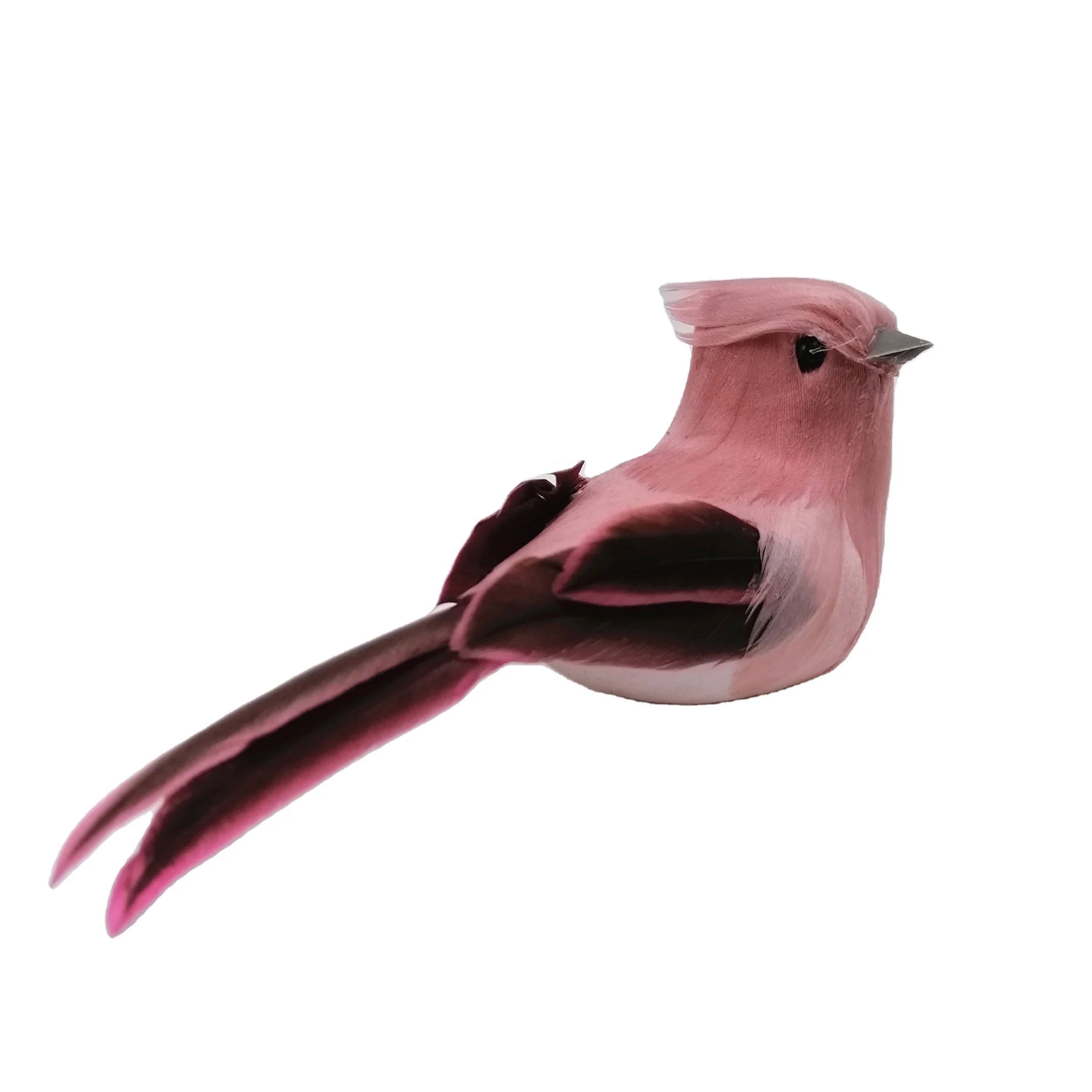 new design artificial bird wedding Christmas decoration blue feather big bird