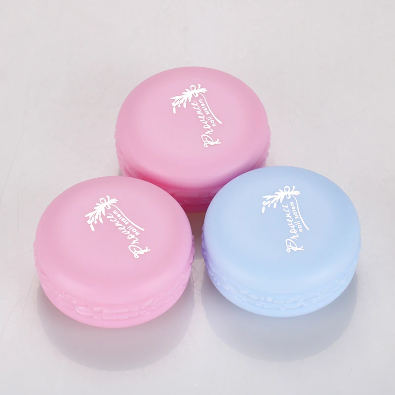 12ml lovely pink empty glass bottles wholesale glue plastic gel nail jar