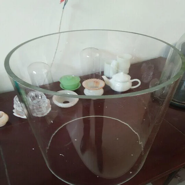 Custom shaped glass tube Large diameter glass tube high borosilicate glass tube