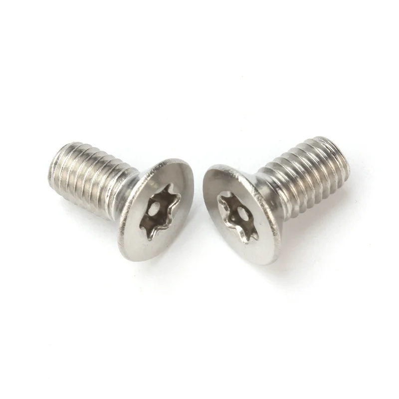 Custom Screw Manufacture Screw Supplier Customized Hexalobular Torx Socket CSK Head Anti-theft Screws With Stud