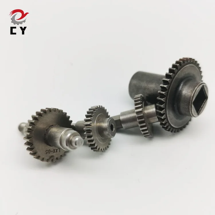 Китай Dongguan cnc механическая обработка порошковых металлических деталей, небольшой зубчатый Вал tarkur