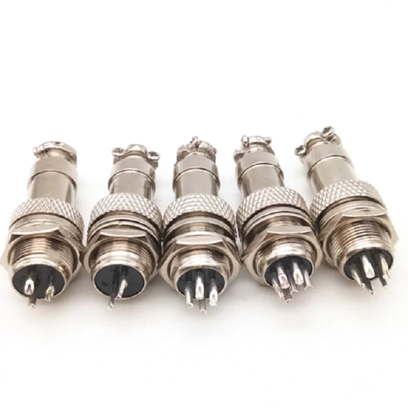 Aviation Male and Female Plug GX12 Hole Circular Round Plug Socket Connector