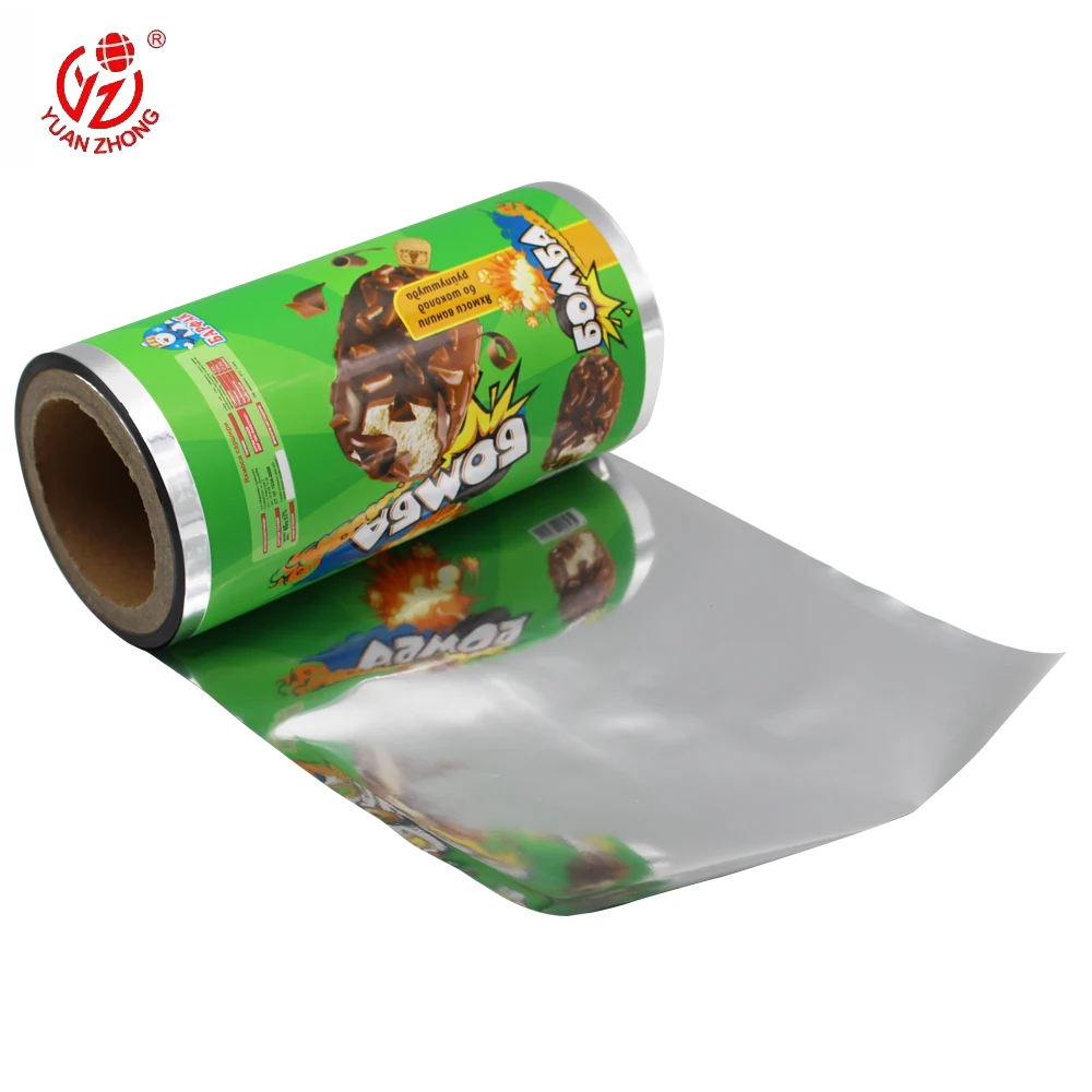 Hot Sale Moisture Proof Mopp/Vmpet/Pe/Vmcpp Custom Size Bag For Food Package Aluminum Foil Film For Ice-cream