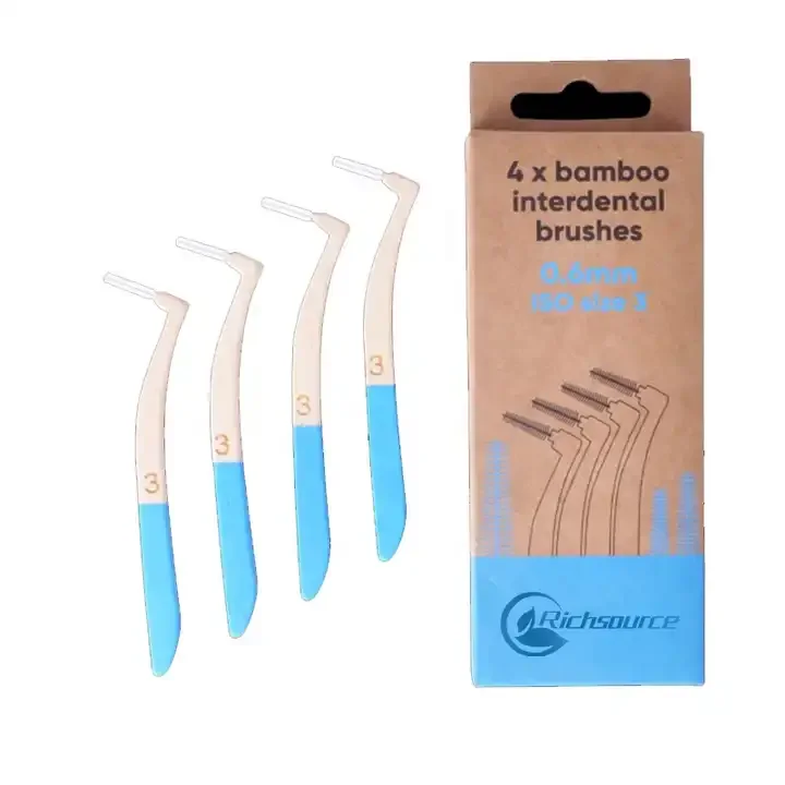 Slim Interdental Brush Oral Hygiene Interdental Toothpick Dupont Nylon Stainless Steel Interdental Brush