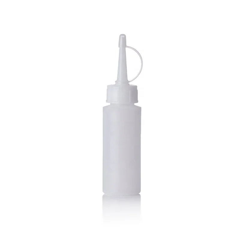 Wholesale Plastic Available 70ml HDPE Needle Tip Plastic Dropper sauce squeeze bottles condiment