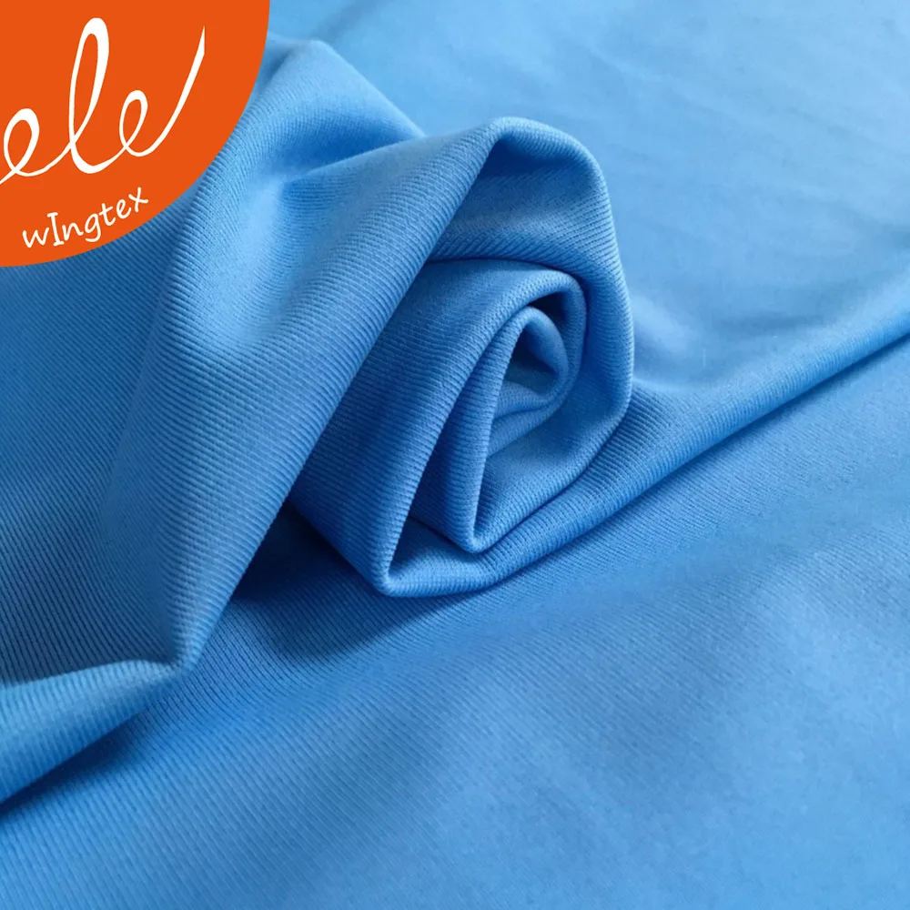 No Moq Hotsell Grs Recycled Blue Polyester Spandex Memory Material Fabric for Swimwear Men Swim Shorts