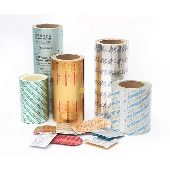 Middle East Hot Selling OP/ALU/VC Pharmaceutical Packing Foil PTP Blister Packing