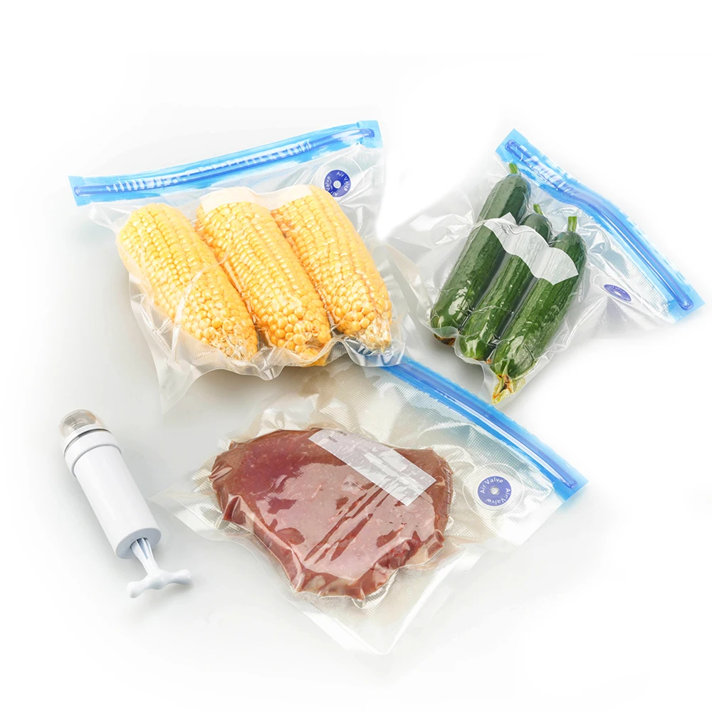 Vacuum Sealer Bags for Food Custom Printed Biodegradable Seal Bag