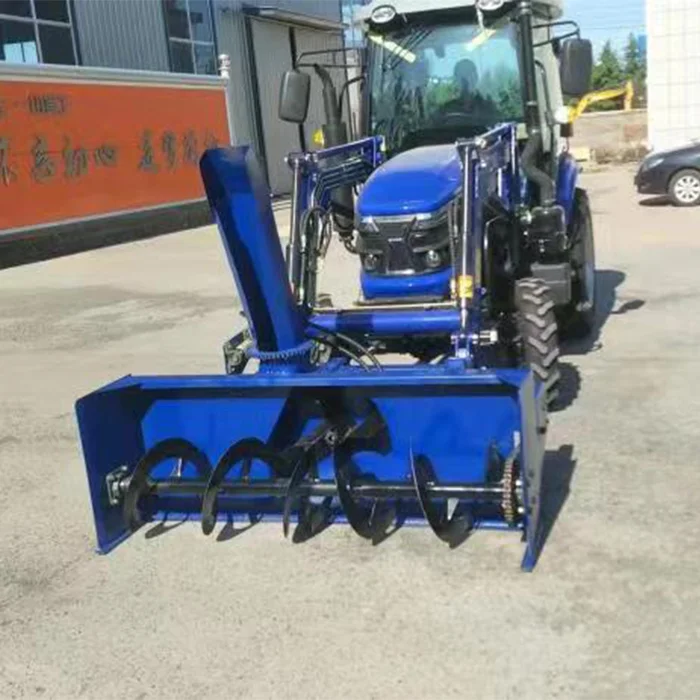 Сельскохозяйственный сельскохозяйственный трактор 50hp 4x4 с приводом на колеса, с воздуходувкой для снега
