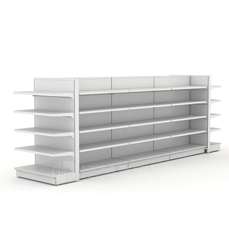 OEM Heavy Duty Supermarket Metallic Shelves /Store Display Racks /Gondola Shelving