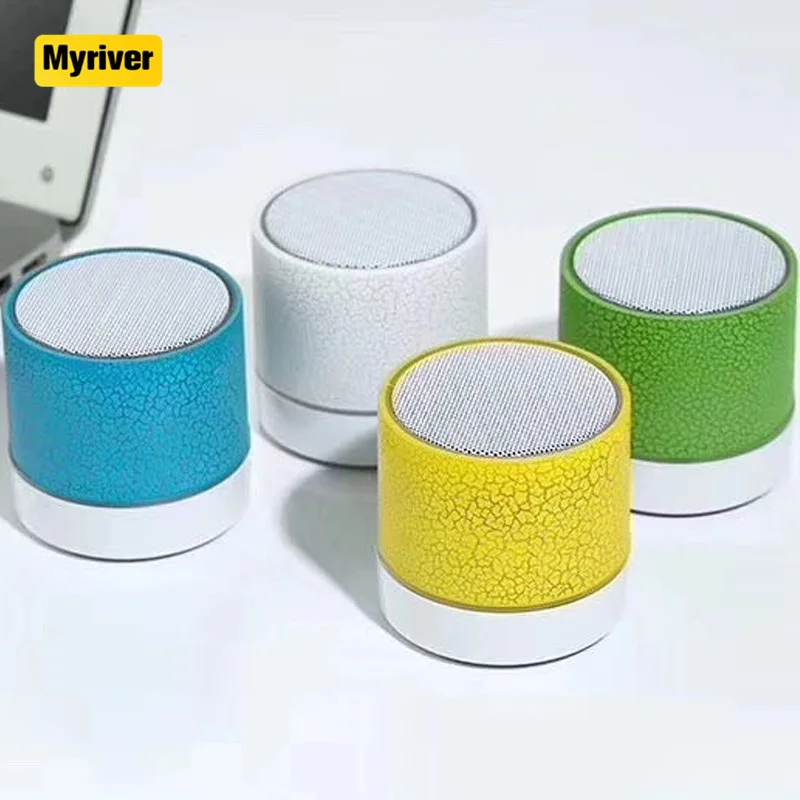 Myriver Cheap Custom Music Led Light Usb Mp3 Speaker Small Smart Wireless Portable Mini Pocket Bt Speakers Manufacturer For Sale