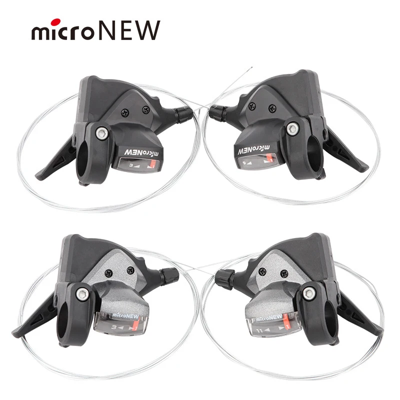 MicroNEW Bicycle Gear Shift Lever Group Mountain Bike Front/Rear Shifter Road