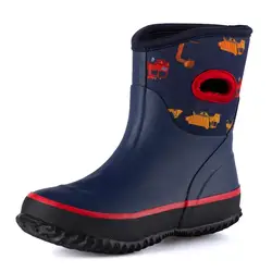 Children Toddle Hunting Safety Wellington Rubber Boots Neoprene
