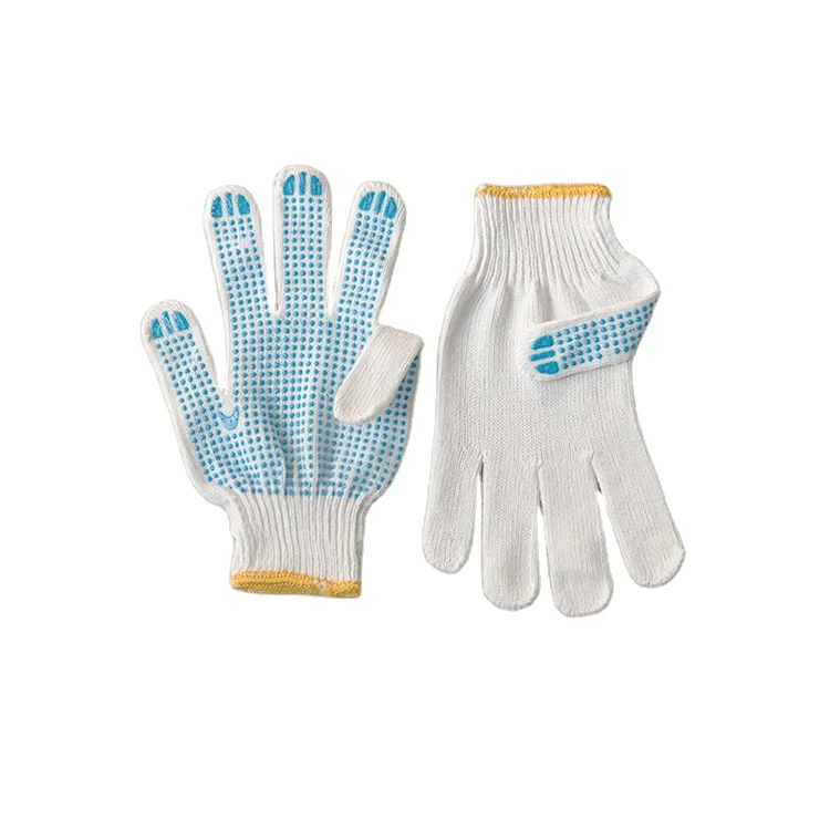 
crinkle latex palm coated poly cotton knitting safety work gloves construction/latex rubber dip work gloves 