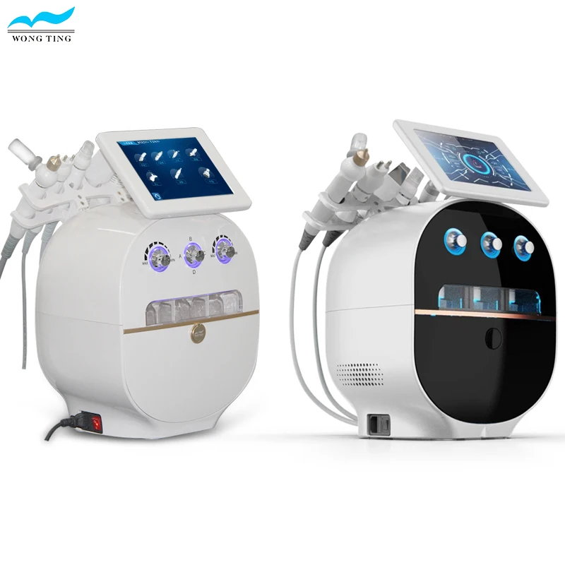 wholesale 6 In 1 H2O2 Water Oxygen Jet Peel Hydra Beauty skin Cleansing Hydra Dermabrasion Machine Water Aqua Peeling