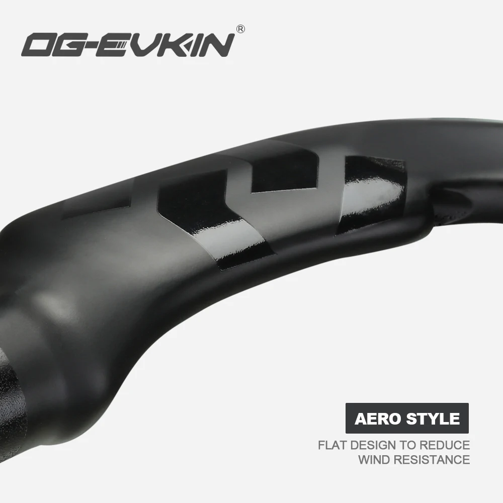 OG-EVKIN HB-002 AERO руль из углеродного волокна 31 8 мм 400/420/440 шоссейный велосипед/MTB для велосипеда велосипед рукоятка Запчасти велосипедов