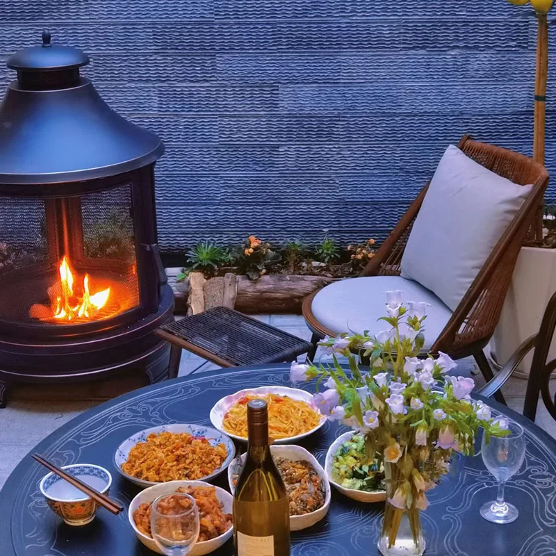 Wholesale Round Metal Garden Wood Fire Pits