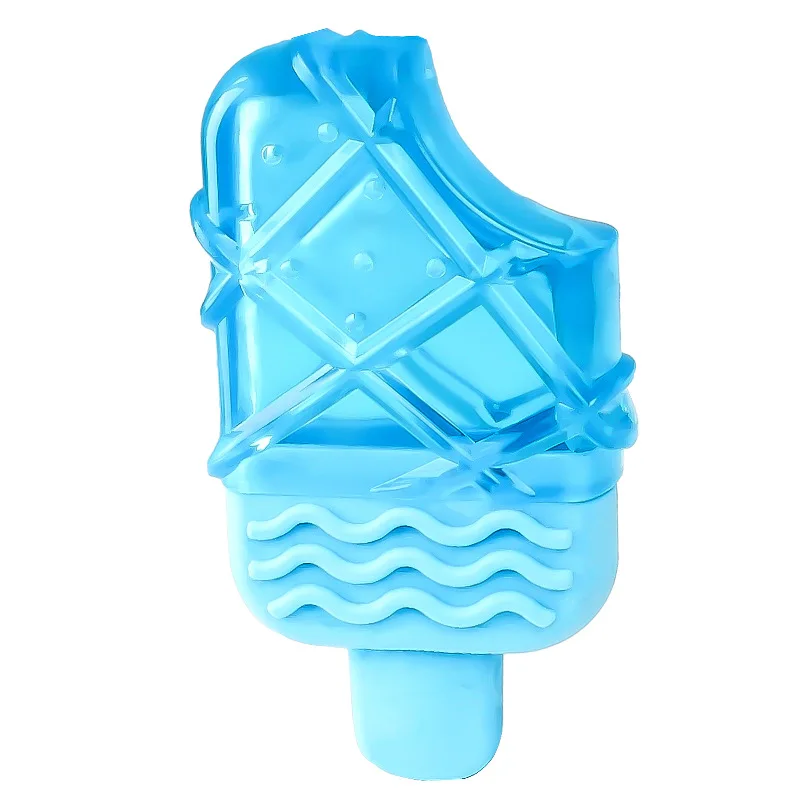 Bite Resistant TPR Water Filled Freeze Pet Summer Cooling Ice Cream Dog Toy Dog Chew Toy