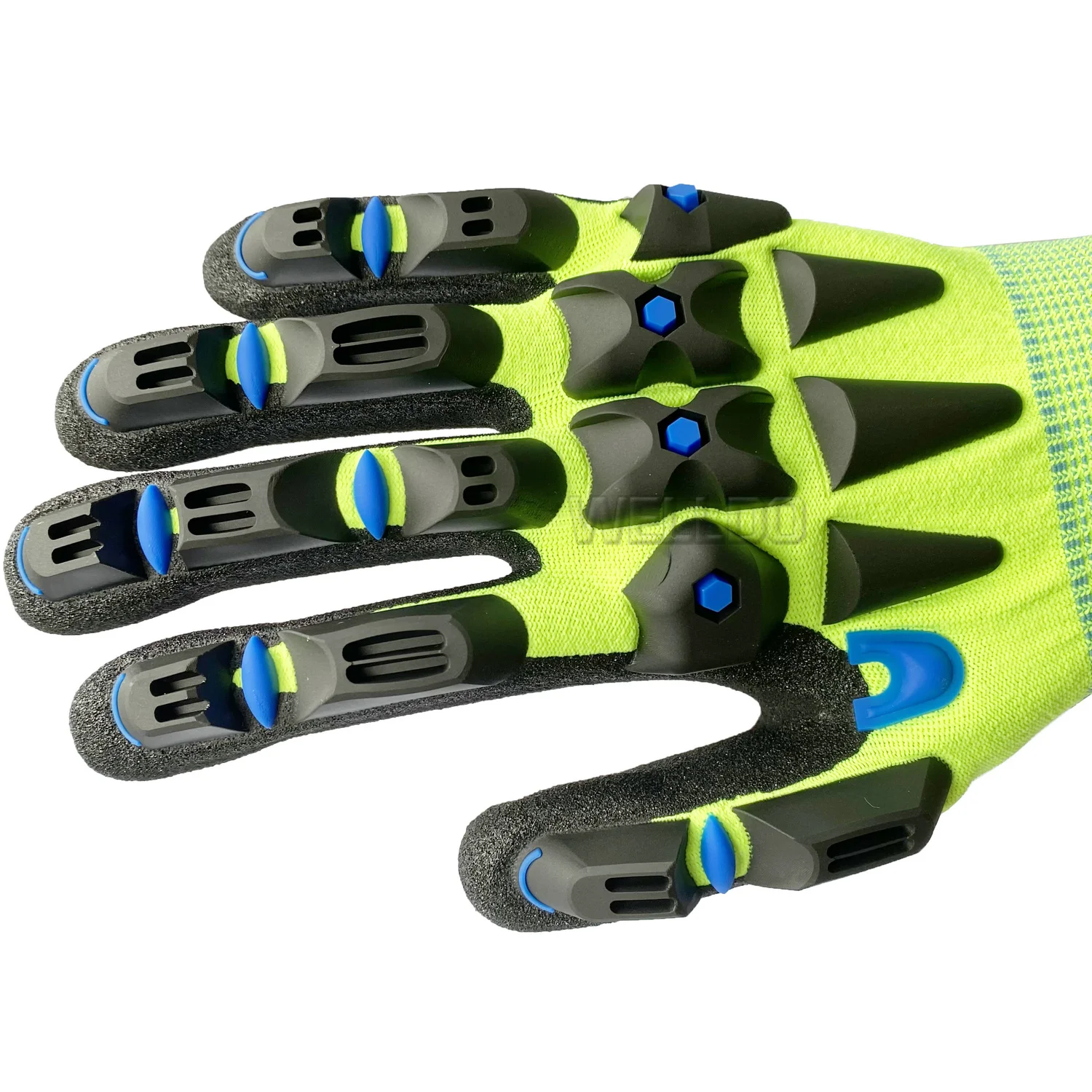 Рабочая перчатка СИЗ, ударные защитные перчатки, индивидуальные нитриловые песчаные перчатки