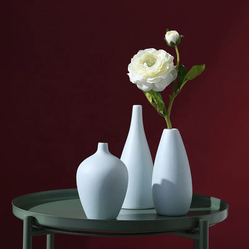 Home decoration wedding ceramic flower vase creative flower decor vase