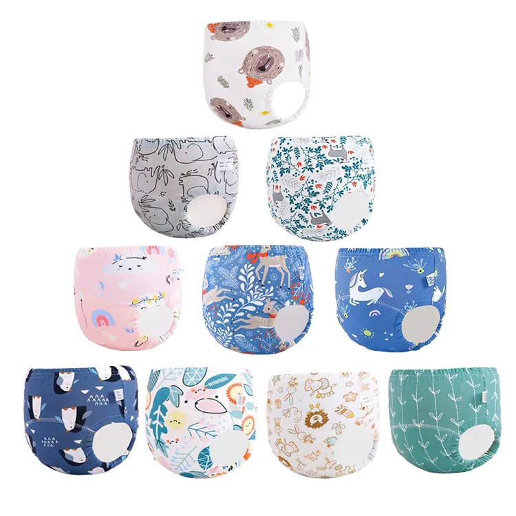 Wholesale Reusable Baby Cloth Diaper Washable And Waterproof Diapers Pants Baby Newborn Baby Cloth Diaper