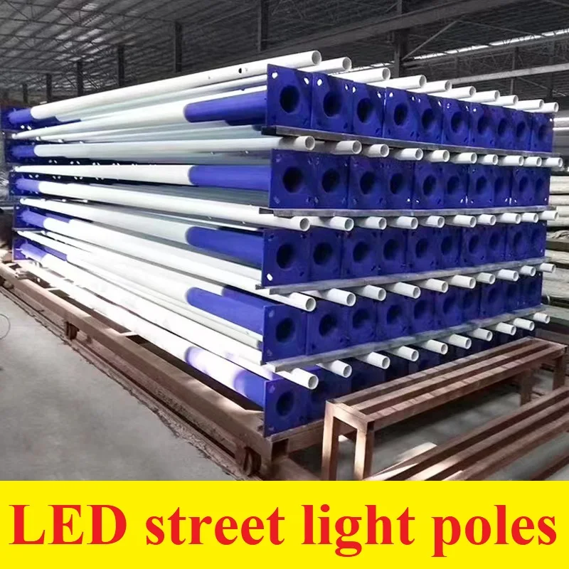 Outdoor  5m 6m 9m solar street lights stadium lights courtyard  municipal engineering street light poles
