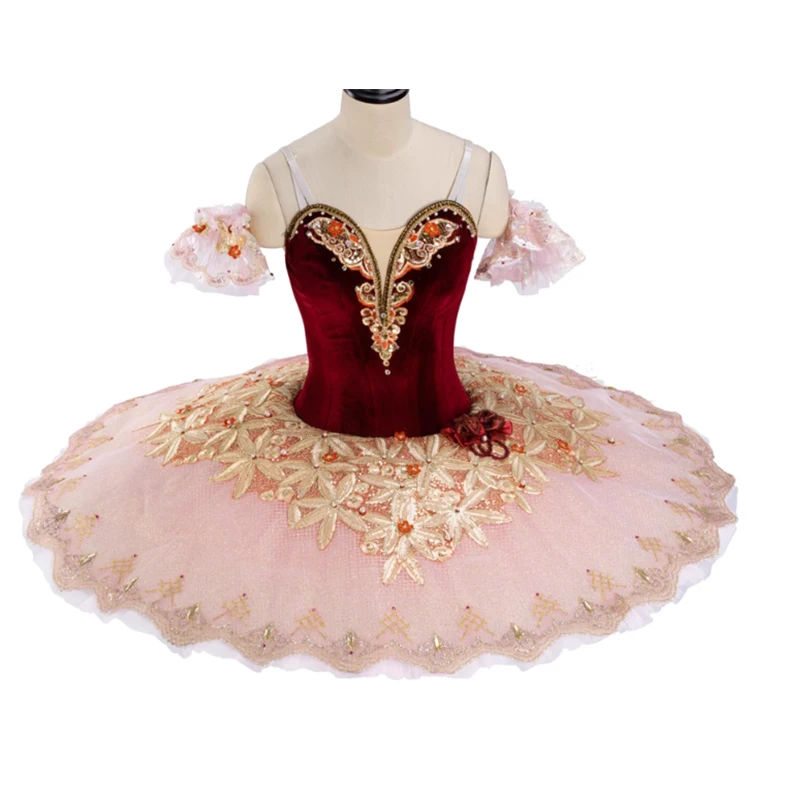 Lake Swan Women Pink Classical Performance Dress Classic Practise Kids Skirt Professional Tutu Adult Ballet Tutu