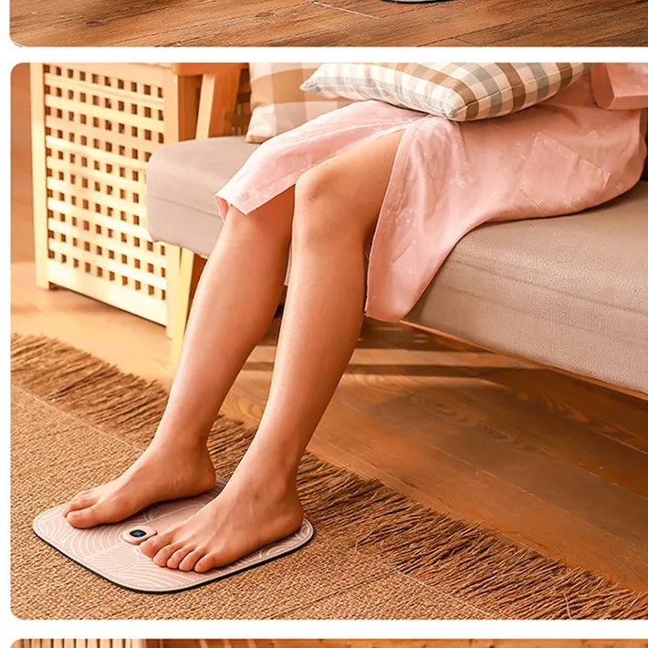 
Amazon Hot selling electric ems foot massage portable simulator for body relaxation 