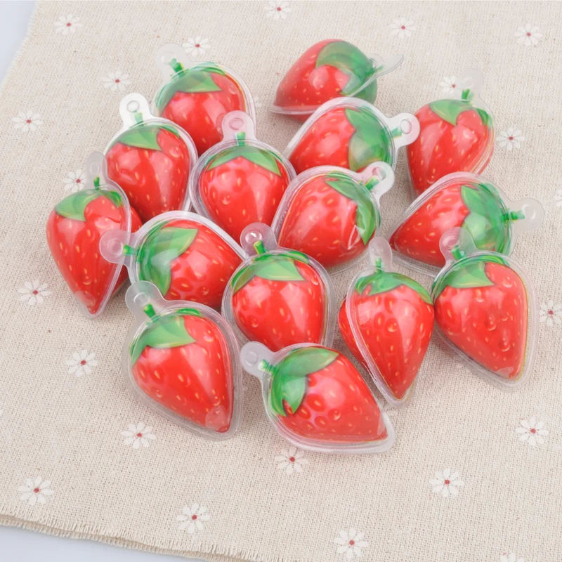 custom New shape discount 4D gummy sweet snacks halal kids eye ball gummi strawberry popping gummy candy