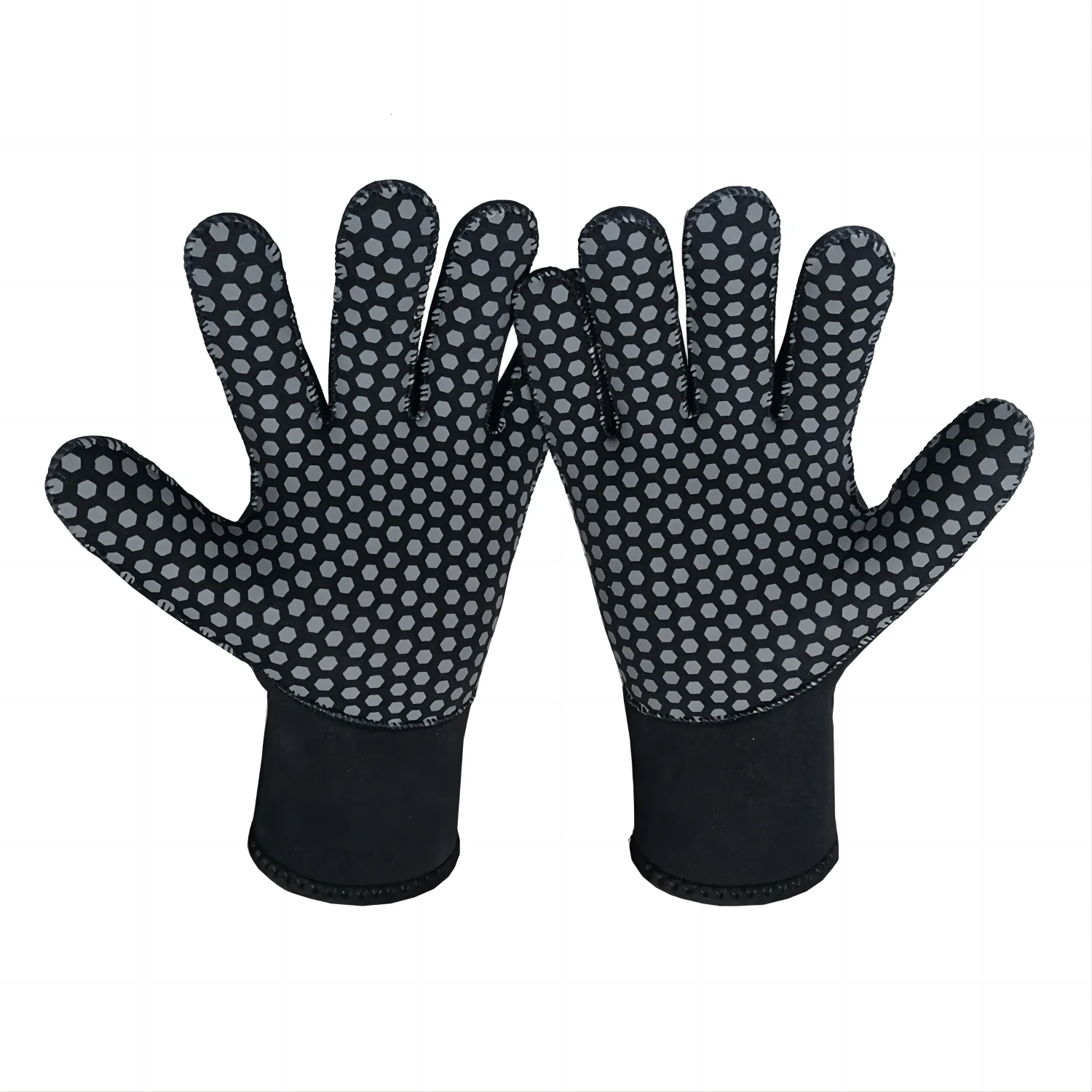 Super Stretchy Glued Seam Waterproof Neoprene Surfing Gloves 3mm Black Dive Gloves